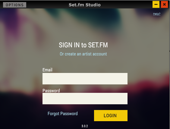 Login Screen